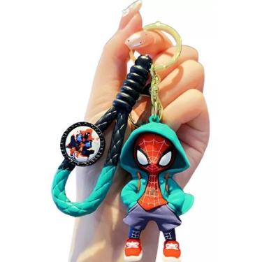 Imagem de Chaveiro 3d Homem Aranha Coleção Avengers Chave Carro Bolsa Marvel Pin