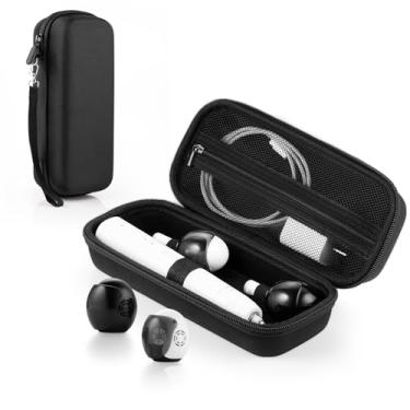 Imagem de Frekare Estojo De Viagem Para Escova Dentes Compatível Com Elétrica Oral-B/Oral-B Pro 1000/Philips Sonicare 4100, Bolso Malha Acessórios E 2 Capas Proteção Da Cabeça