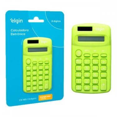 Imagem de Calculadora De Bolso Elgin Cb1485V Verde