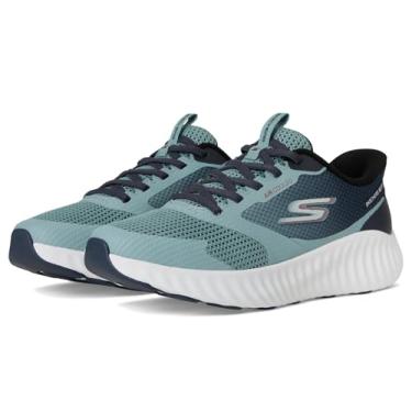 Imagem de Skechers Tênis masculino sem cadarço Go Run Now-Starfuse, Prata/castanho acinzentado, 8 X-Wide