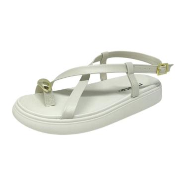 Imagem de Sandália Feminina Flatform Conforto Tira de Dedão Moleca