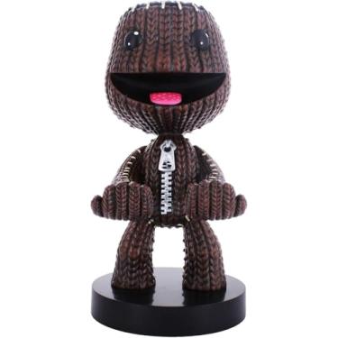 Imagem de Exquisite Gaming: Sackboy: A Big Adventure - Sackboy - Suporte original para controle de celular e jogos, suporte de dispositivo, Cable Guys, boneco licenciado pela Sony
