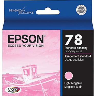 Imagem de Cartucho de jato de tinta Epson T078 Claria de alta definição 78 com capacidade padrão