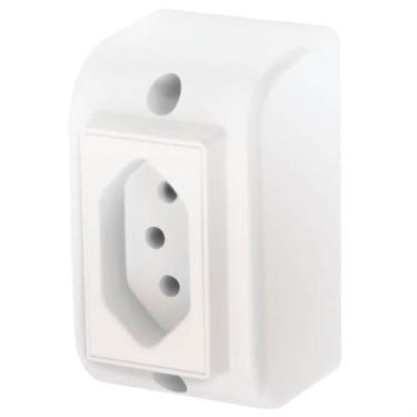 Imagem de Tomada 2P+T 10A 250 Volts Sobrepor - 2549 - FAME
