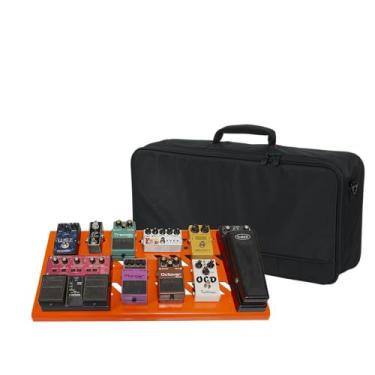 Imagem de Gator Cases Placa de pedal de guitarra de alumínio com bolsa de transporte; Grande: 60 cm x 27 cm | Laranja (GPB-BAK-OR)