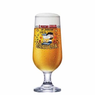 Imagem de Taça de Vidro Blumenau É Preciso Amar para Cerveja 310ml Ruvolo