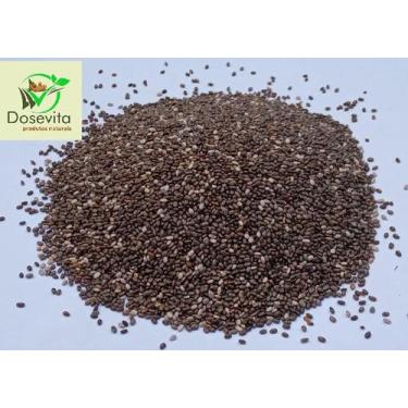 Imagem de Semente de chia, com 500g. - Dosevita