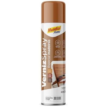 Imagem de Verniz Spray Especial Madeira, MUNDIAL PRIME, Castanho Freijo, AE0100156