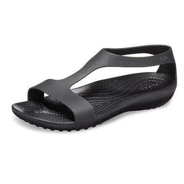 Imagem de Crocs Sandálias Serena Femininas, Preto/preto, 11