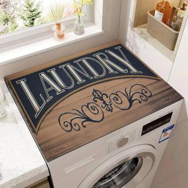 Imagem de Capas para Lavadora e Secadora BrilliStar - Protetor para Topo Marrom