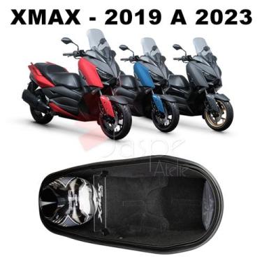 Imagem de Forração Xmax 250 Forro Preto Baú Standard + Divisória G - Jaspe Ateli