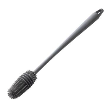 Imagem de Escova de Silicone Cabo Longo para Lavar Garrafas Jarras Mamadeiras Co