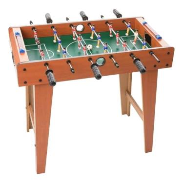 Imagem de Jogo Pebolim Infantil Mini Mesa de Madeira 62x69x37cm