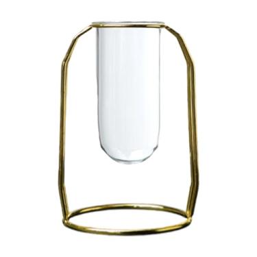 Imagem de FLCPJGV 6x Vasos de vidro para arranjos de flores, recipientes decorativos para plantas, mini vasos de flores para sala de estar, Transparente