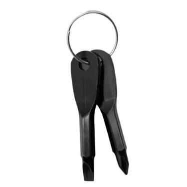 Imagem de Chaveiro De Bolso Chave Fenda + Chave Philips - djah, Preto