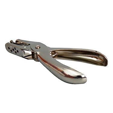 Imagem de Alicates de Perfuração de Orifícios, Alça Confortável, Perfuração Eficiente de Orifícios, Prateada, Ferramenta de Soco Portátil para Projetos de Artesanato, Perfuradores de Buracos, Empurrão de