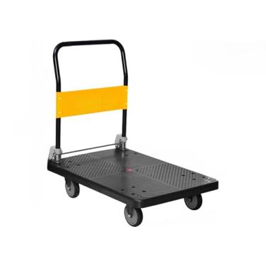 Imagem de Carrinho De Carga Multiuso Plataforma Aba Dobrável Capacidade 150kg Tcp-150 The Black Tools Cor Preto