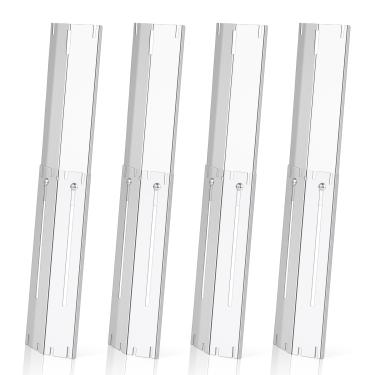 Imagem de Placas térmicas ajustáveis de aço inoxidável universais, barracas térmicas, proteção térmica, capa de queimador, compatível com Charbroil, Nexgrill, Brinkmann, Dyna Glo etc., estende de 29,8 cm até