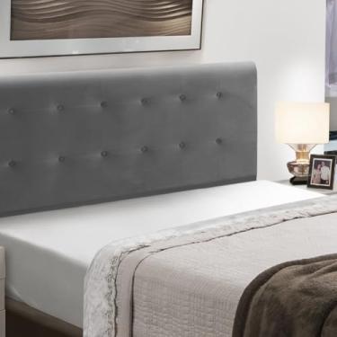 Imagem de Cabeceira Cama Box Casal Paris (Cinza)