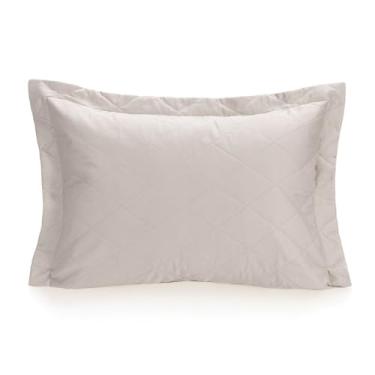 Imagem de Karsten Porta Travesseiro Avulso 300 Fios 100% Algodão Egípcio Bossa Prata