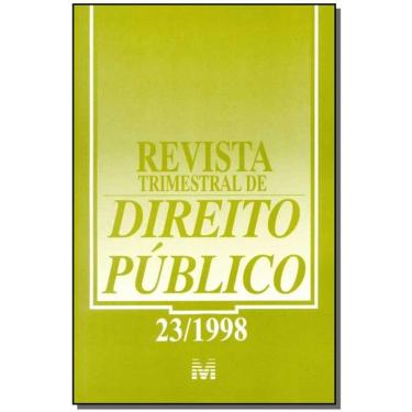 Imagem de Revista Trimestral De Direito Publico Ed. 23