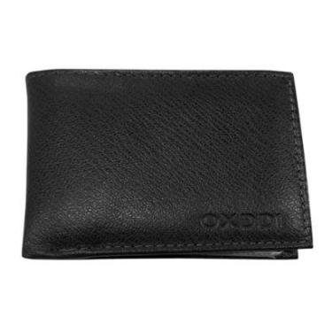 Imagem de Carteira Oxddi Couro Básica Masculina - Preto ÚNICO-Masculino