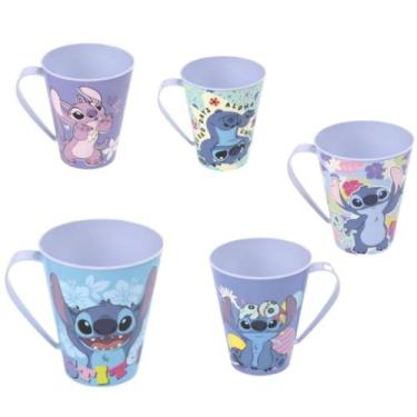Imagem de Caneca Plástica Stitch ideal para lembrançinha de aniversário 06 canec