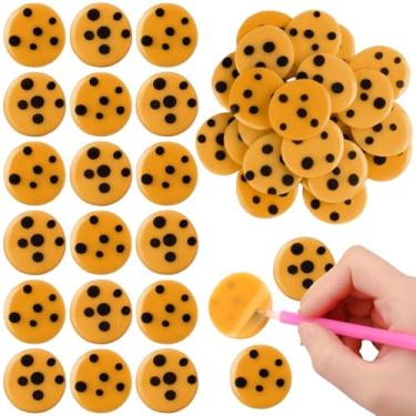 Imagem de Nuanchu 24 peças de cera de massa perfumada para pintura de diamante DIY ferramenta de arte de diamante cera chocolate cookie pintura perfume cola argila para acessórios de bordado
