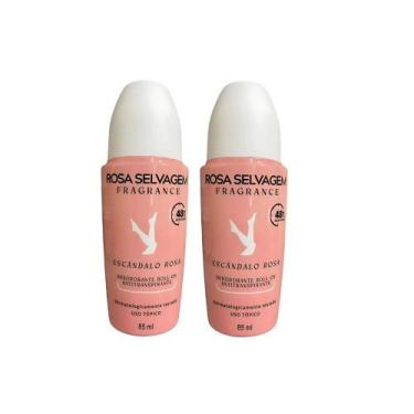 Imagem de Kit 2 Desodorante Roll-on Escândalo 85ml Rosa Selvagem