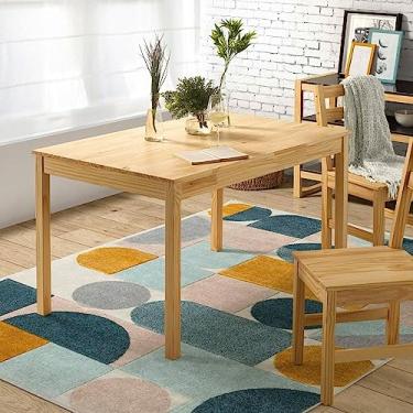 Imagem de Mesa de Jantar 4 Lugares Madeira Maciça Mandacaru Amendoa