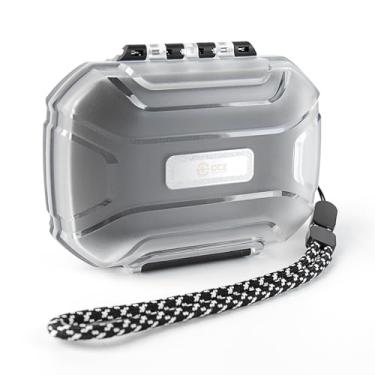 Imagem de YINYOO Capa rígida IEM, capa para fone de ouvido, capa à prova de choque para DC01 Pro, zar, Castor, edx pro, Tangzu Wan'er, chu 2, aria, Blessing IEM e cabos (branco claro)