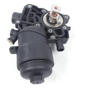 Imagem de HGOLHZCC 059115389P 059115389K 059115389H Caixa do filtro de óleo do motor compatível com 13-16 Au-di Q5 Q7 A6 A7 A8 Quattro 3.0L