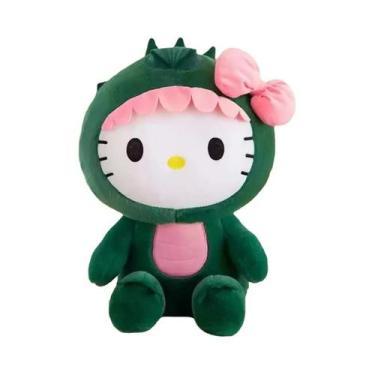 Imagem de Pelúcia De Dinossauro Hello Kitty KT Cat Para Crianças, Brinquedo Cria
