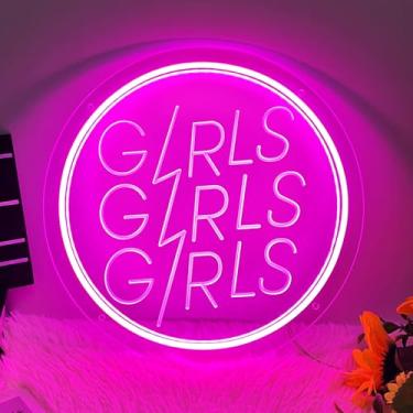 Imagem de Sinais de néon para meninas, bar de cerveja, arte doméstica, luz de neon, luz de LED, letreiro com regulador de intensidade para quarto, escritório, hotel, pub, café, sala de recreação, homem, caverna