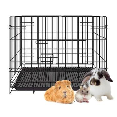 Imagem de Gaiola Pequena Hamster Casinha Transporte Coelho Seguro - TATUDEBOA