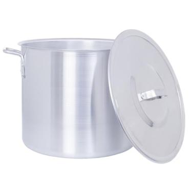 Imagem de Caldeirão Panela Grande Industrial Restaurante Profissional Linha Hotel Alumínio Nº 38-37 litros