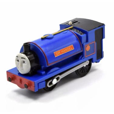 Imagem de Conjunto de trem de brinquedo com motor motorizado Green Henry para crianças de 3 anos ou mais