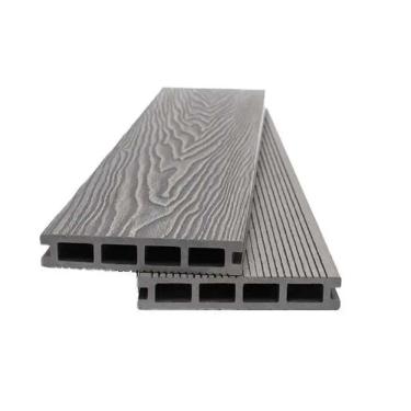 Imagem de Deck de Madeira Ecológica 290cm X 6cm 2,3cm Espessura Cinza