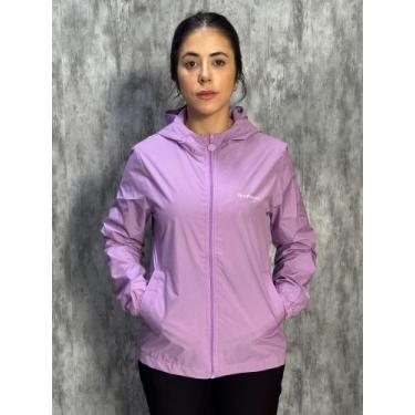 Imagem de Jaqueta Corta Vento Feminino Impermeável Blusa Corta-Vento Dry Fit Res