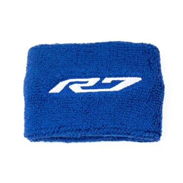 Imagem de MOWOK Adequado para YAMAHA R7 YZF-R7 YZFR7 2021 2022 2023 2024 2025 Acessórios de motocicleta Meia de cobertura de reservatório de óleo de fluido de freio dianteiro traseiro (azul)