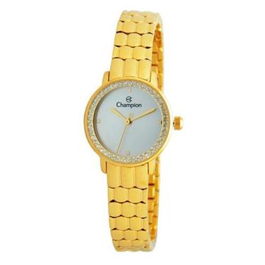Imagem de Relógio CHAMPION feminino analógico dourado CF24528H