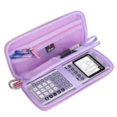 Imagem de Mchoi Capa rígida combinando com TI-84 Plus CE/TI-84 Plus/TI-Nspire CX II CAS/TI-Nspire CX II/TI-83 Plus/TI-89 Titanium/TI-85 / TI-86 Color Graphing Calculator, somente capa, roxo