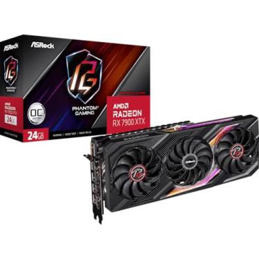 Imagem de Placa de Vídeo ASRock Radeon RX 7900 XTX Phantom Gaming OC, 24GB, GDDR6, 384-Bit, ARGB, Preto