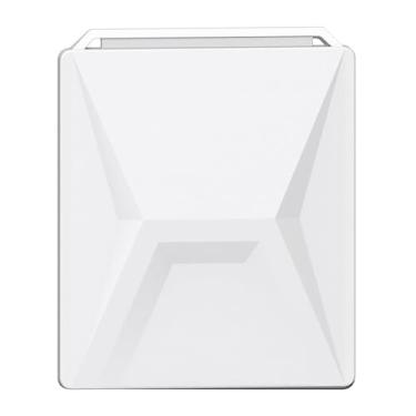 Imagem de Tangxi Caso de Proteção de Satélite, Capa de Silicone à Prova de Choque à Prova de Choques para Antena de Parabólica, Com Design de Favo de Mel para Dissipação de Calor, para Camping (Branco)