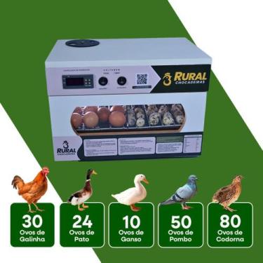 Imagem de Chocadeira de Ovos 35 a 45 Ovos Com Rolagem Automática - RURALCHOCADEI