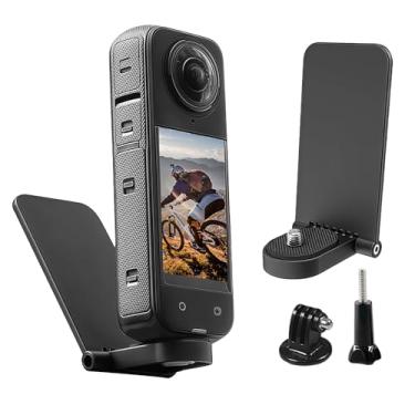 Imagem de Suporte Magnético para Câmera de Ação Compatível com Insta360 X5/X4, Base Magnética de 8 Potências com Parafuso para DJI Osmo Pocket 3, GoPro 13-8, Insta360 X5 Mount, Suporte de Direção Sortátil
