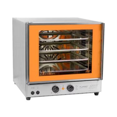 Imagem de Forno Elétrico de Bancada Turbo Aço Inox FETP4A Laranja Titã
