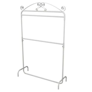 Imagem de Arara Desfile Dupla Vintage 1,00m Para equipar sua loja ou seu closet 