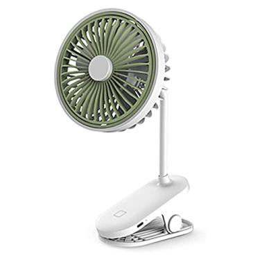 Imagem de Ventilador de carregamento USB, ventilador de clipe elétrico silencioso de carro de mesa, ventilador circulador de ar de sala pequena, ventiladores pessoais de quarto de escritório em casa