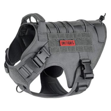 Imagem de Arnês para cães OneTigris Tactical Go Adventure Grey XL